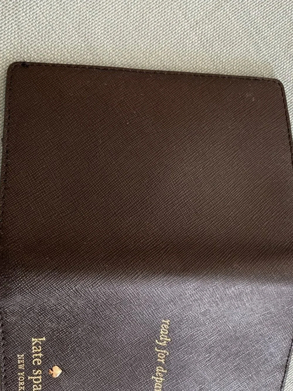 Kate Spade New York passport cover black 